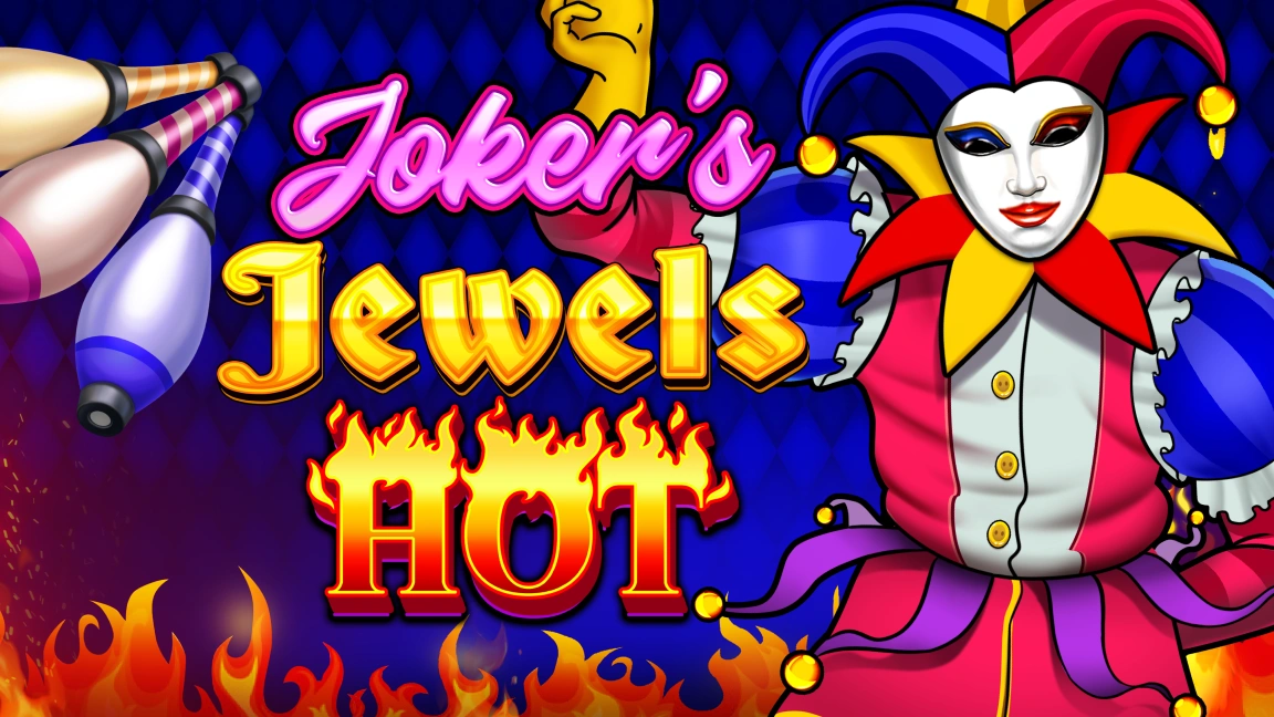 The promotional header for Joker's Jewels Hot, an online slot game on Betty.ca.