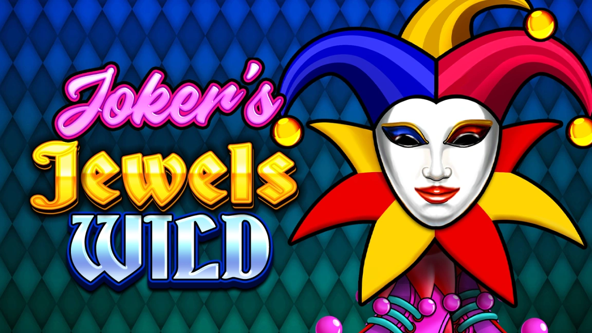 The promotional header for Joker’s Jewels Wild, an online slot game on Betty.ca.