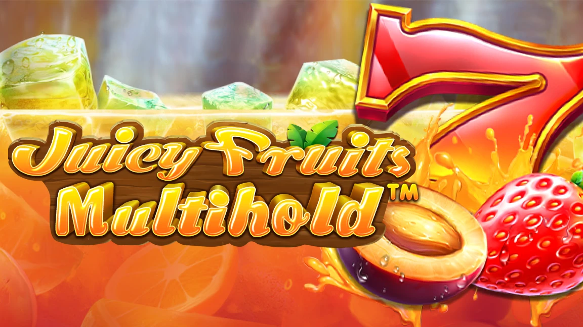The promotional header for Juicy Fruits Multihold, an online slot game on Betty.ca.