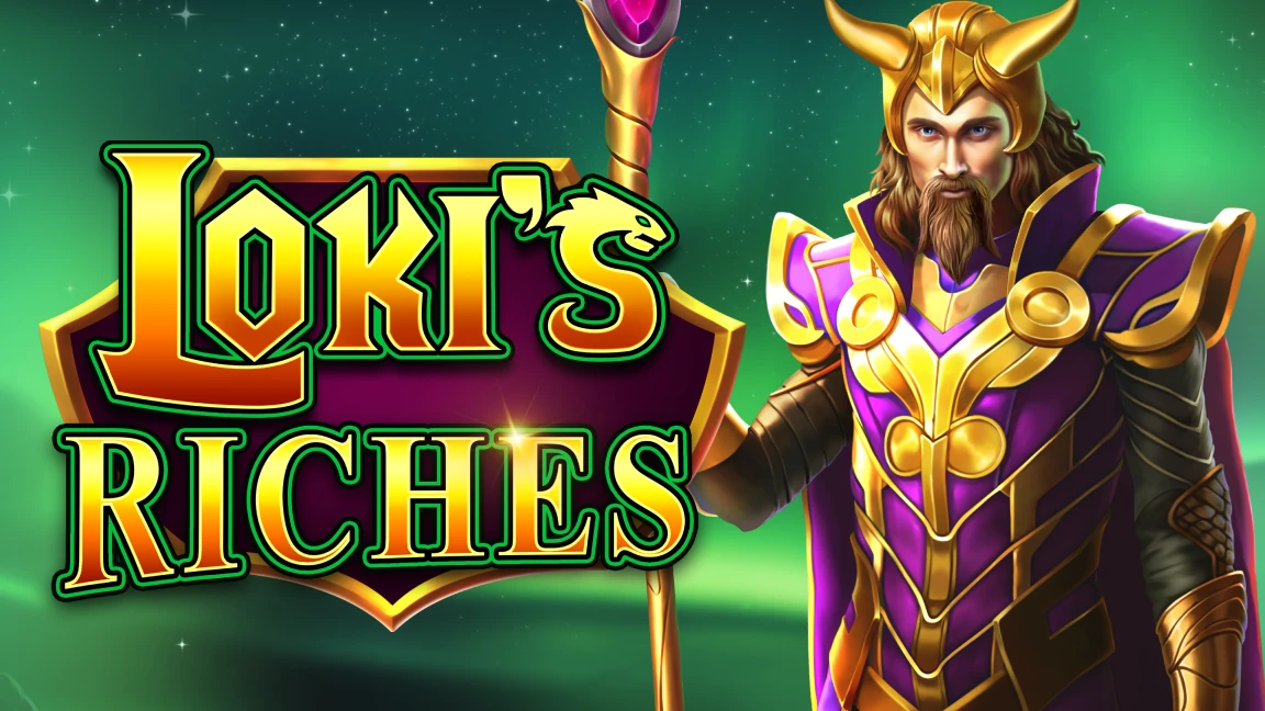The promotional header for Loki's Riches, an online slot game on Betty.ca.