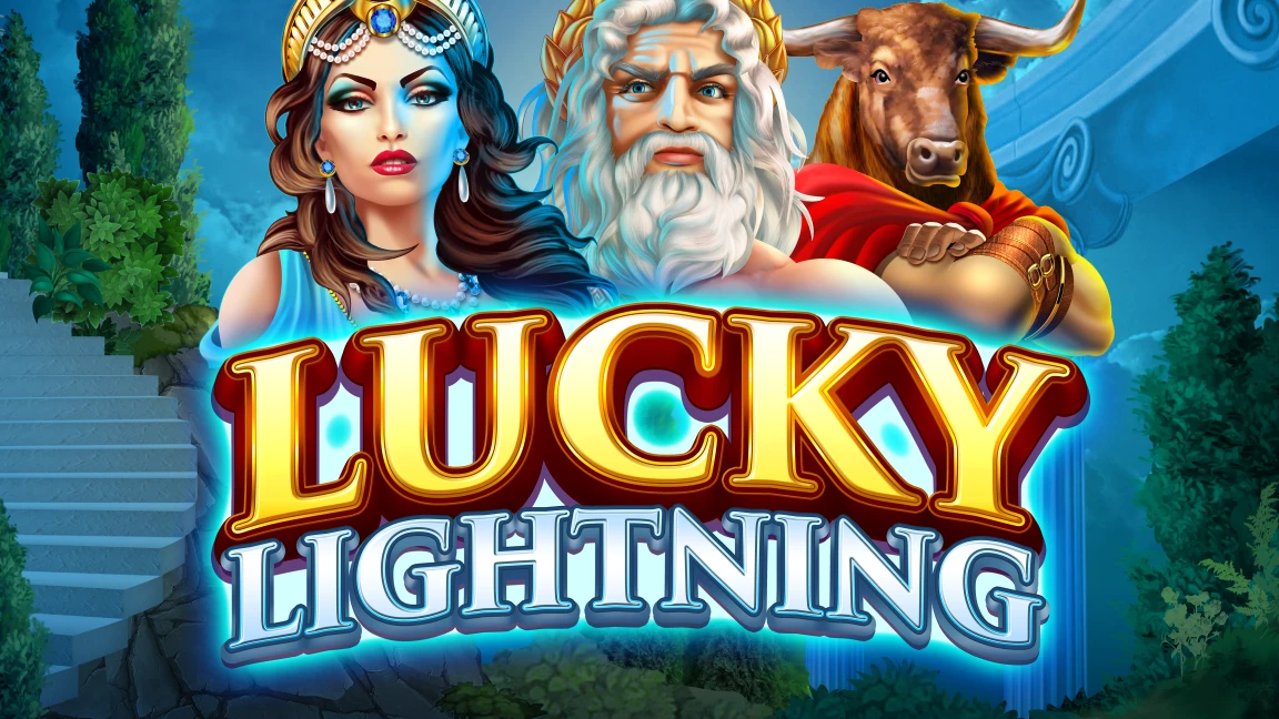 The promotional header for Lucky Lightning, an online slot game on Betty.ca.