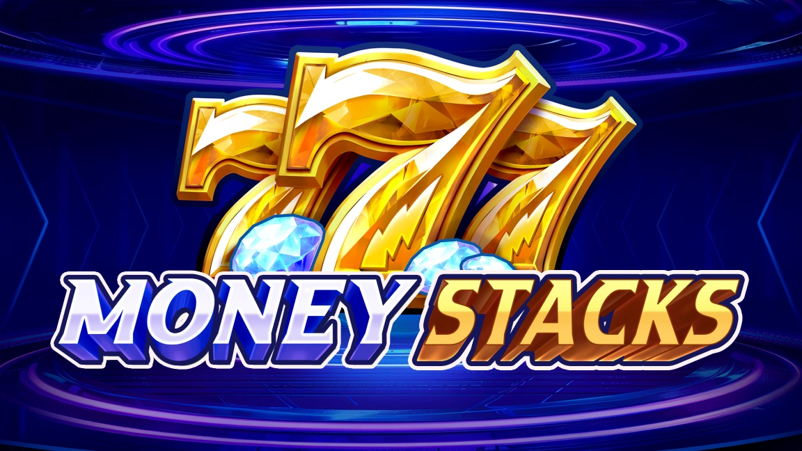 The promotional header for Money Stacks, an online slot game on Betty.ca.
