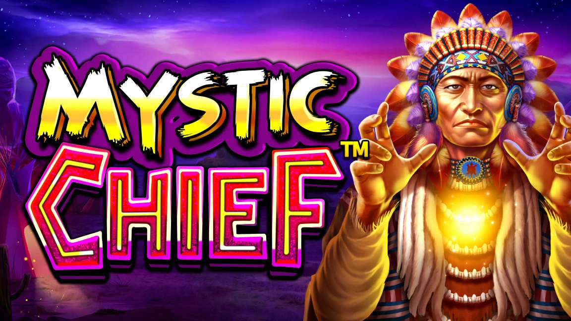 The promotional header for Mystic Chief, an online slot game on Betty.ca.