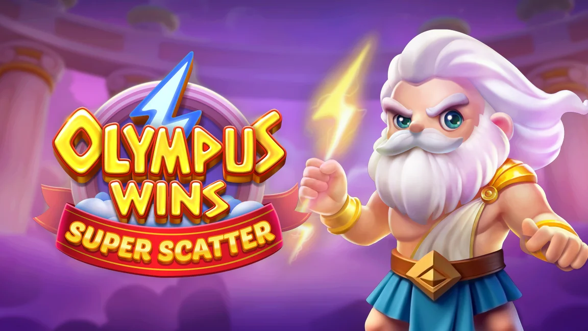 The promotional header for Olympus Wins, an online slot game on Betty.ca.