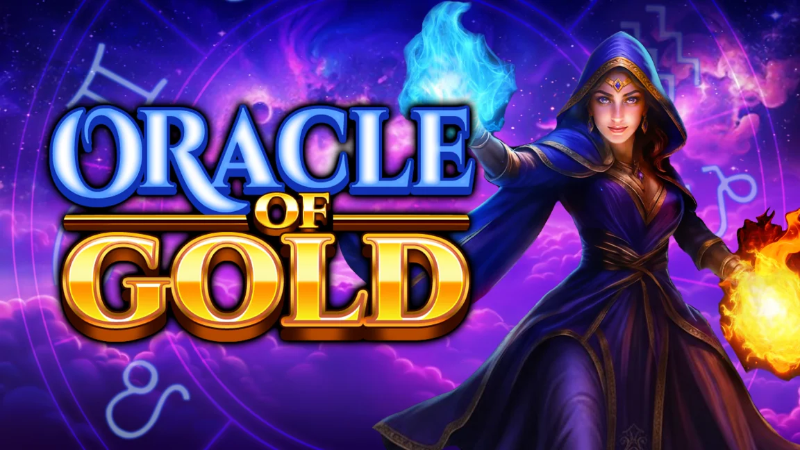 The promotional header for Oracle of Gold, an online slot game on Betty.ca.