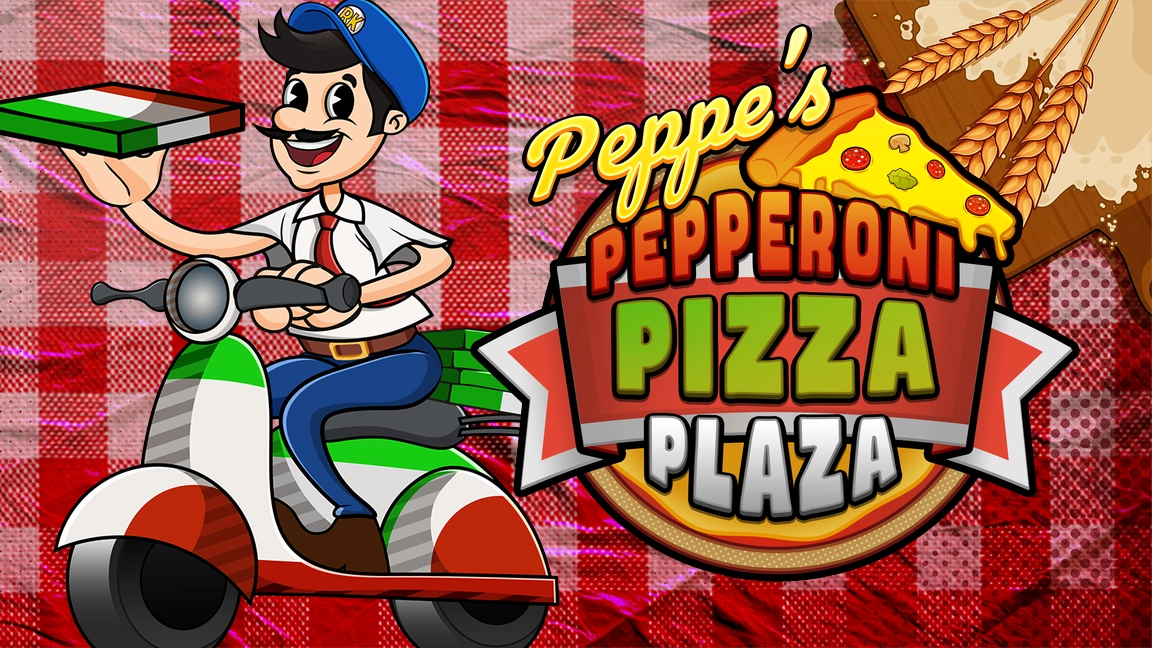 The promotional header for Peppe’s Pepperoni Pizza Plaza, an online slot game on Betty.ca.