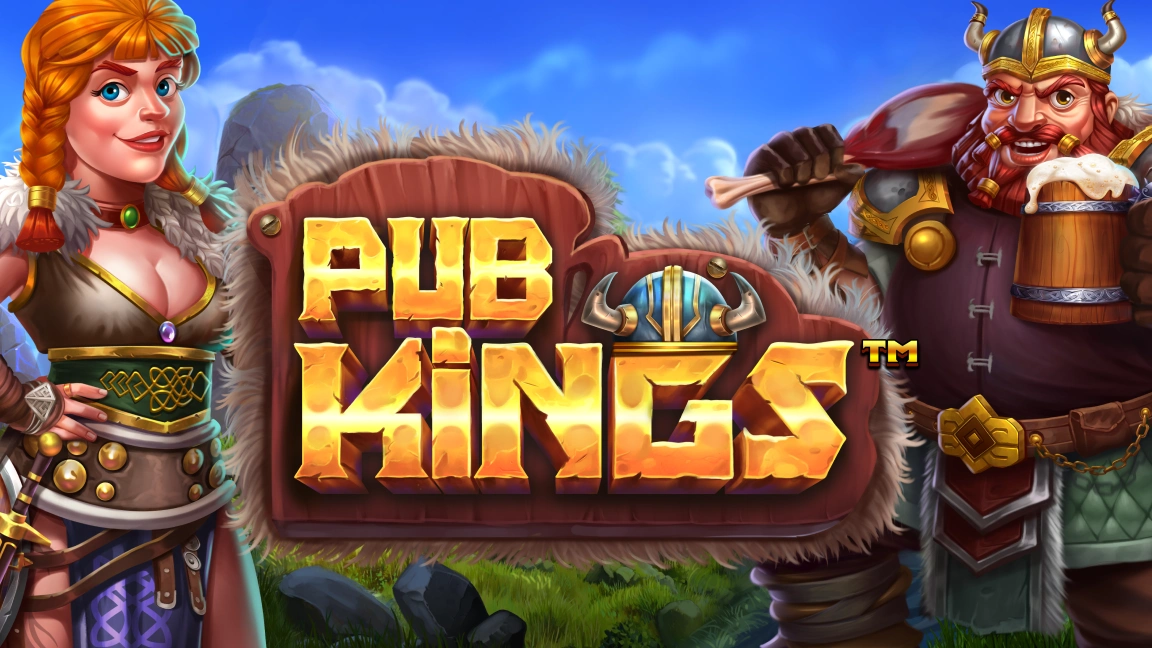 The promotional header for Pub Kings™, an online slot game on Betty.ca.