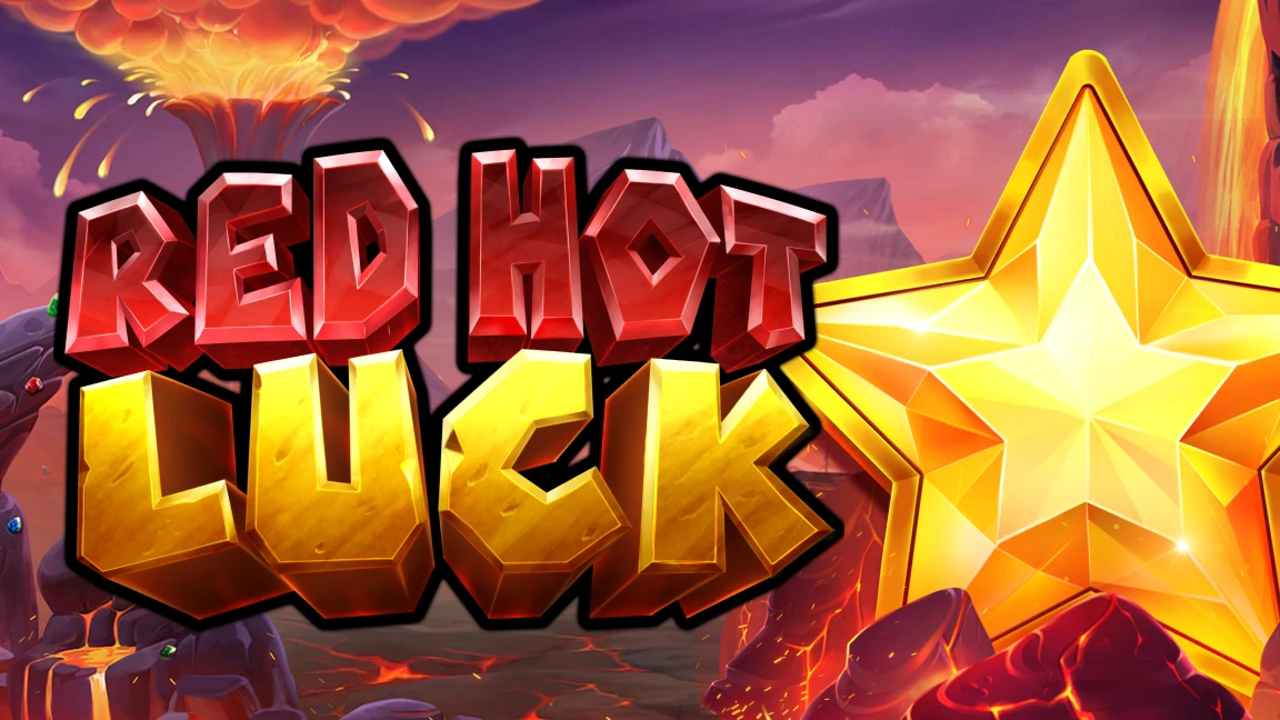 The promotional header for Red Hot Luck, an online slot game on Betty.ca.