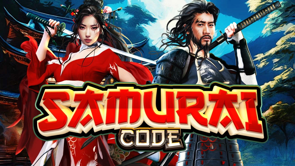 The promotional header for Samurai Code, an online slot game on Betty.ca.