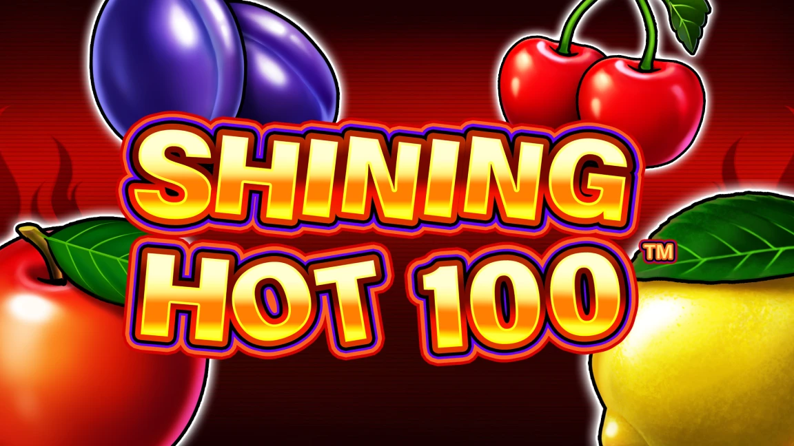 The promotional header for Shining Hot 100, an online slot game on Betty.ca.