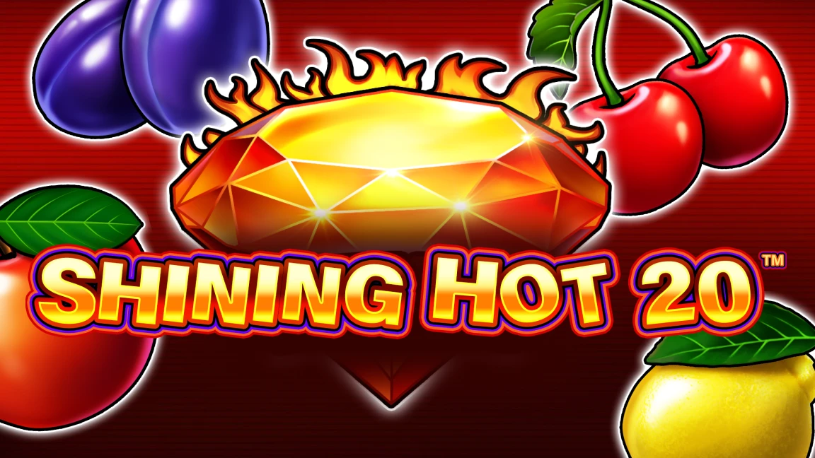 The promotional header for Shining Hot 20, an online slot game on Betty.ca.