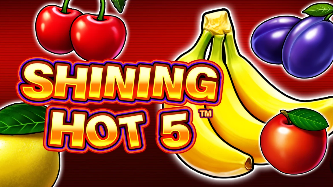 The promotional header for Shining Hot 5, an online slot game on Betty.ca.