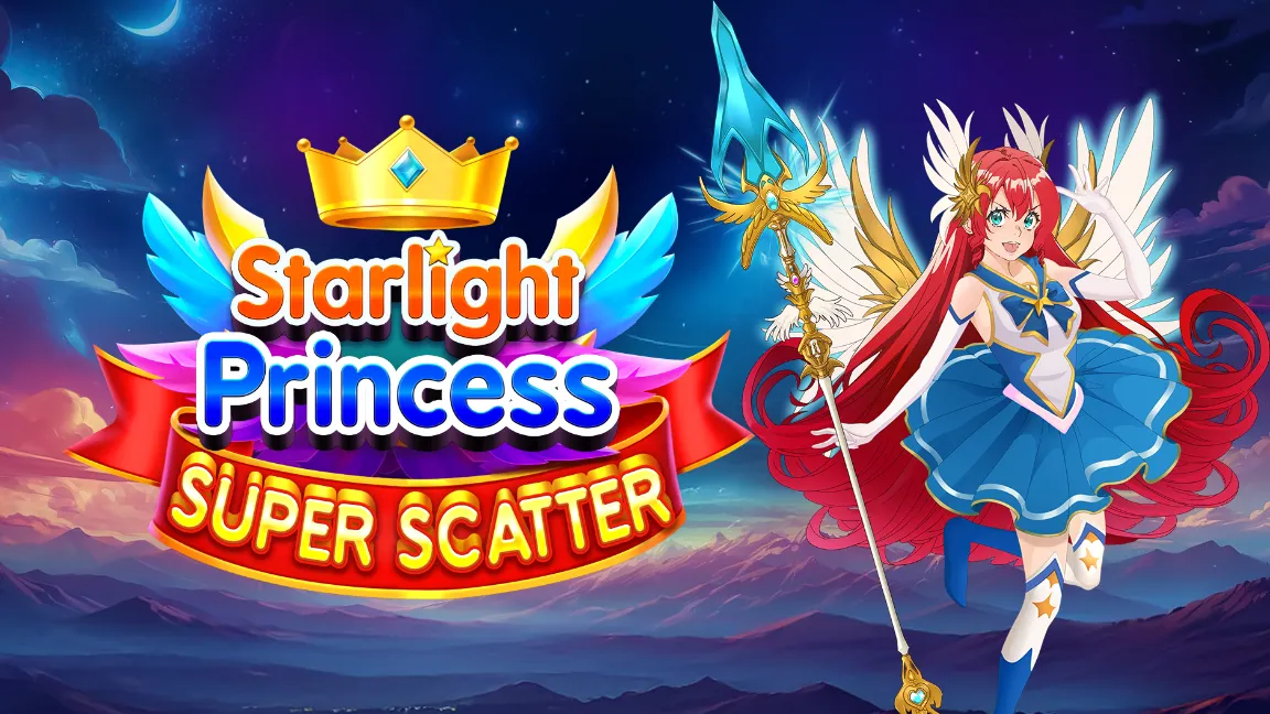 The promotional header for Starlight Princess Super Scatter, an online slot game on Betty.ca.