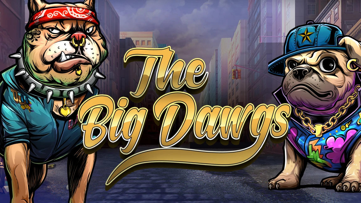The promotional header for The Big Dawgs, an online slot game on Betty.ca.