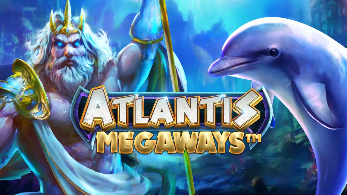 The promotional header for Atlantis Megaways™, an online slot game on Betty.ca.