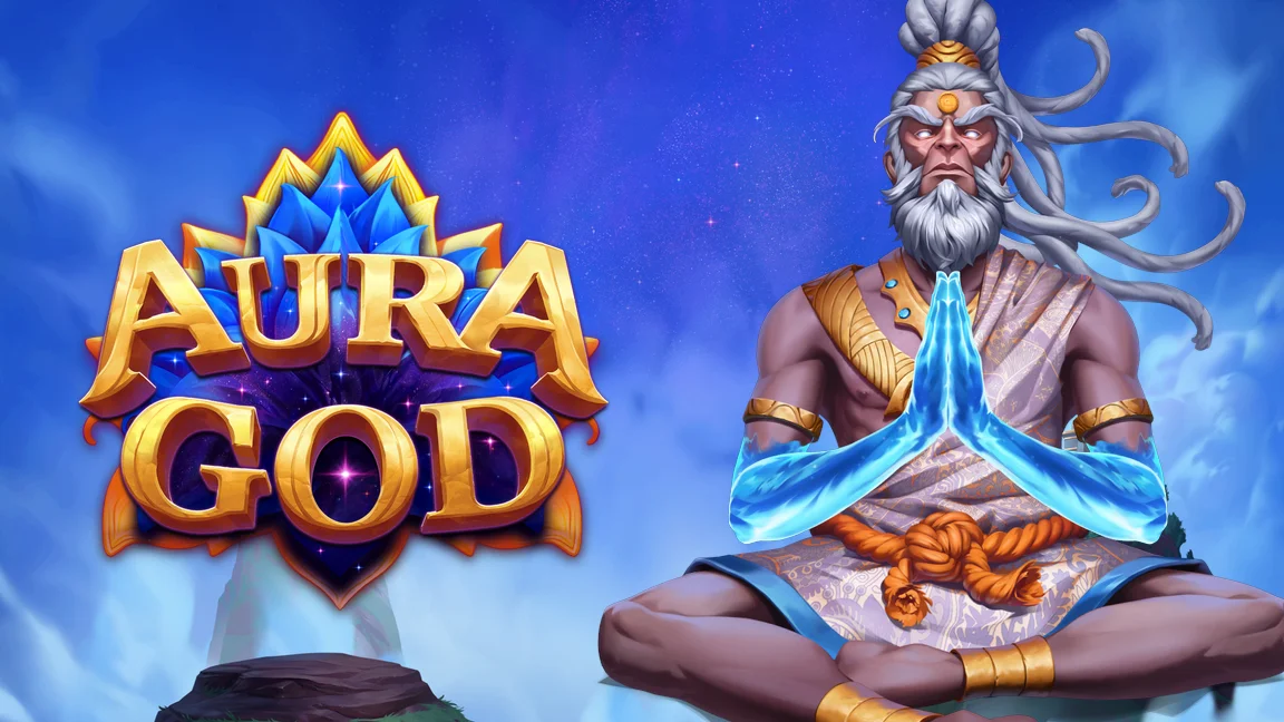 The promotional header for Aura God, an online slot game on Betty.ca.
