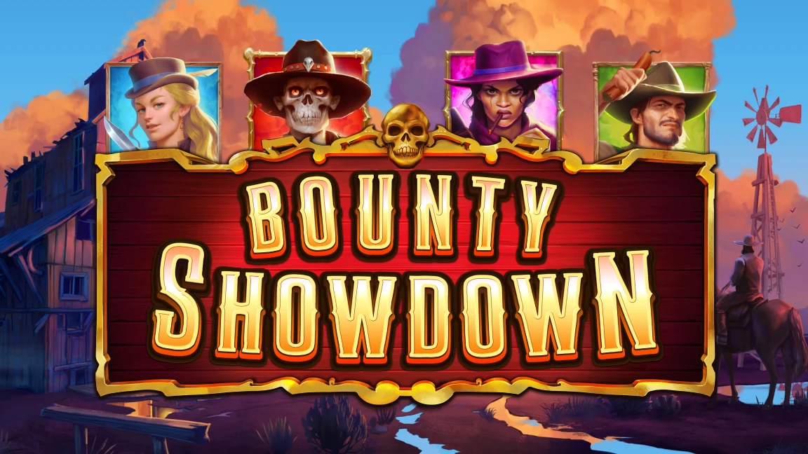 The promotional header for Bounty Showdown, an online slot game on Betty.ca.