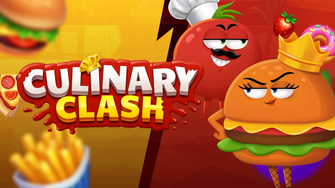 The promotional header for Culinary Clash, an online slot game on Betty.ca.