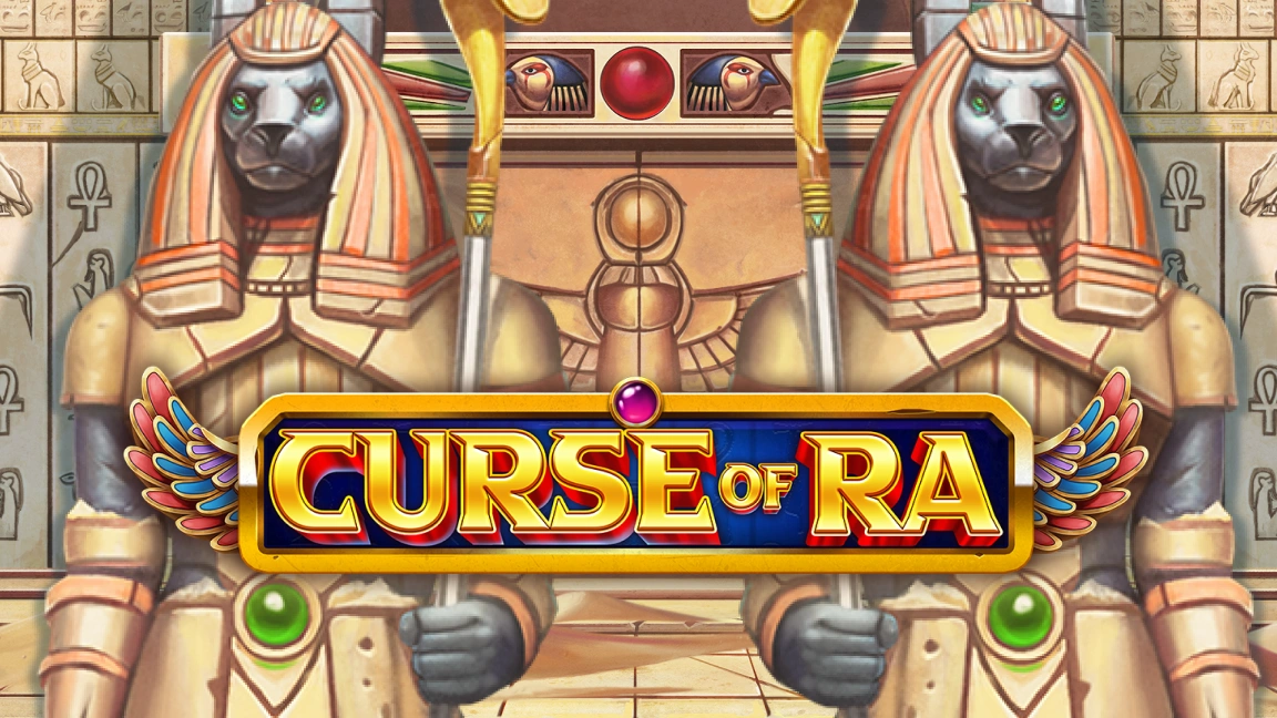 The promotional header for Curse of Ra, an online slot game on Betty.ca.