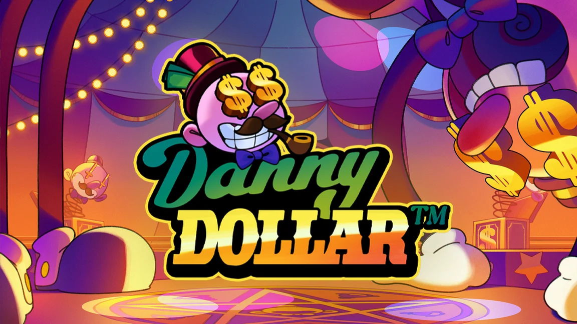 The promotional header for Danny Dollar, an online slot game on Betty.ca.