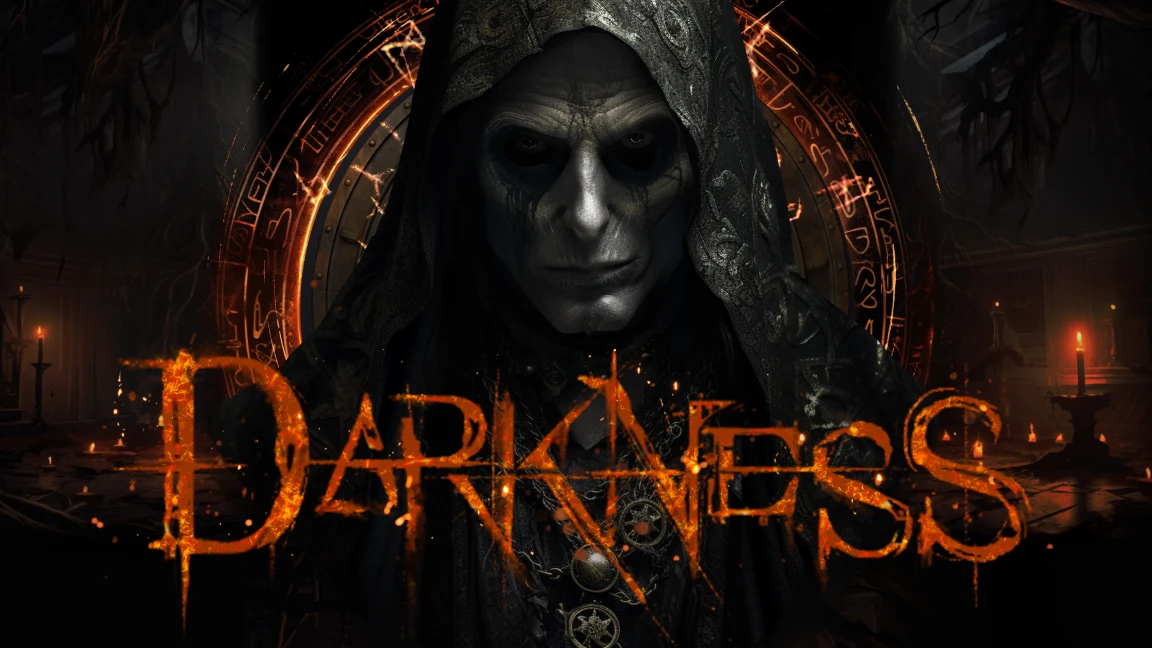 The promotional header for Darkness, an online slot game on Betty.ca.