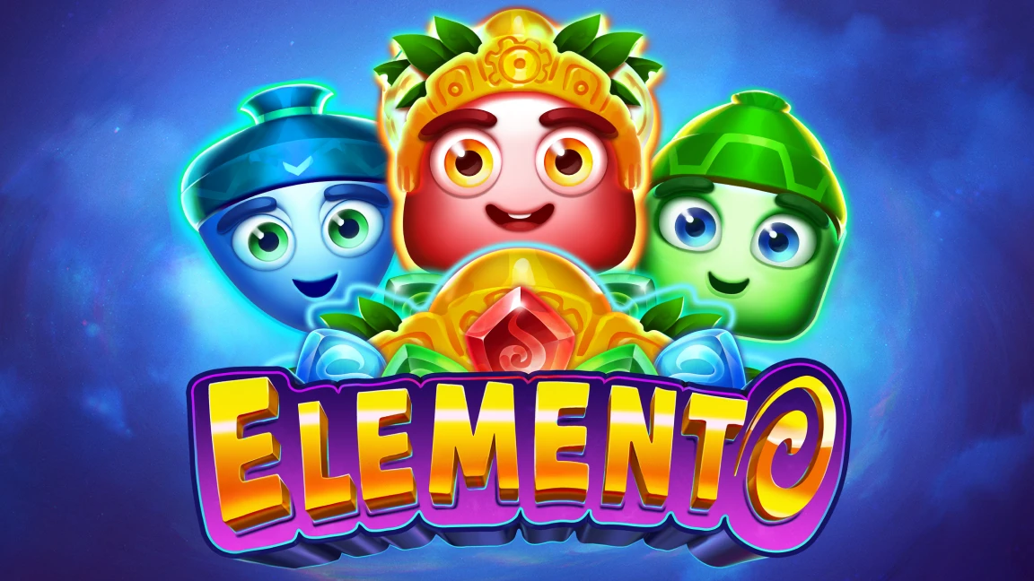 The promotional header for Elemento, an online slot game on Betty.ca.