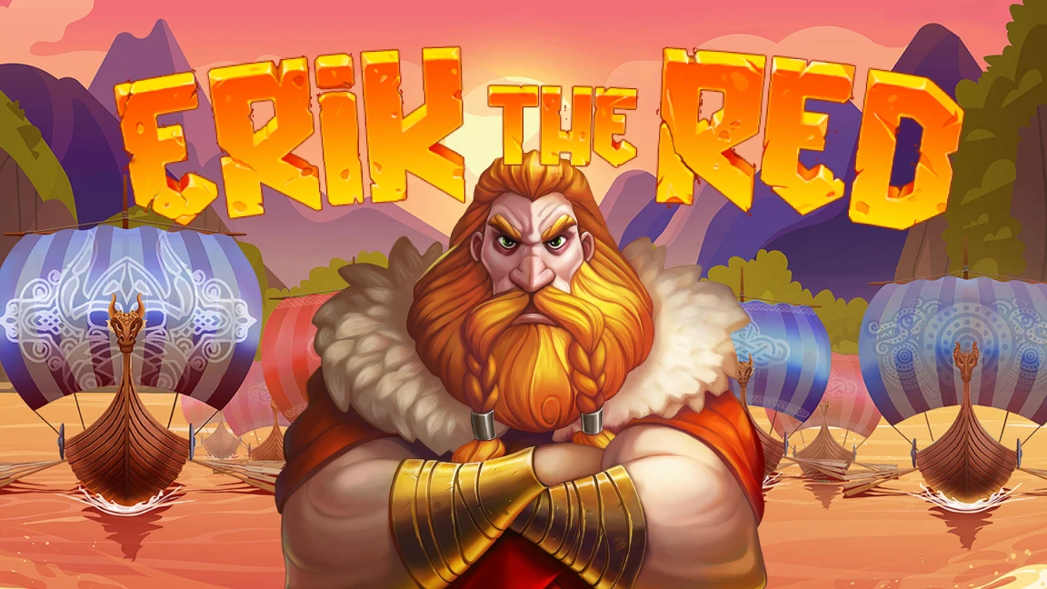 The promotional header for Erik the Red, an online slot game on Betty.ca.