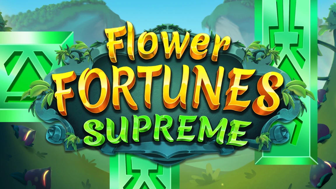 The promotional header for Flower Fortunes Supreme, an online slot game on Betty.ca.