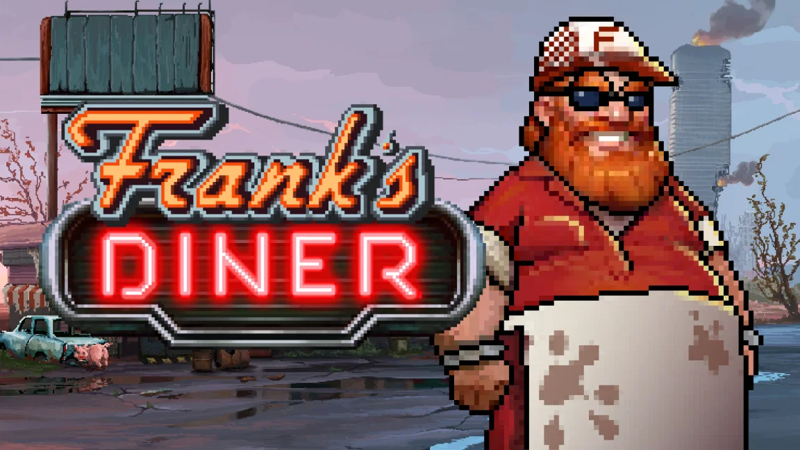 The promotional header for Frank’s Diner, an online slot game on Betty.ca.
