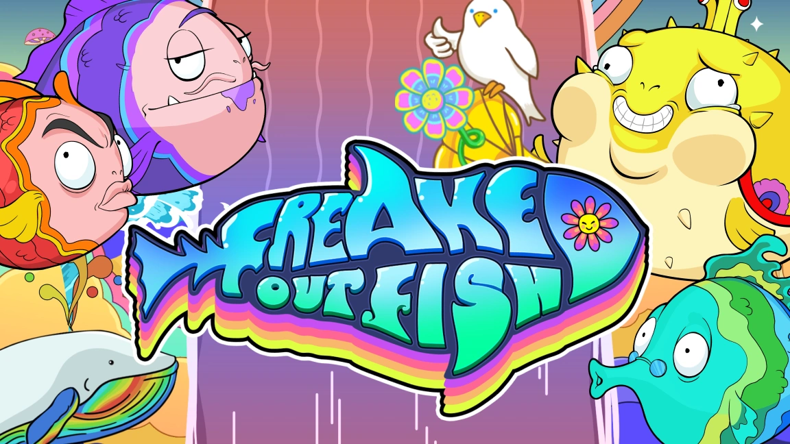 The promotional header for Freaked Out Fish, an online slot game on Betty.ca.