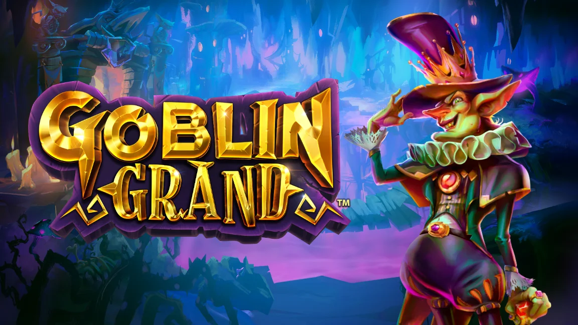 The promotional header for Goblin Grand, an online slot game on Betty.ca.
