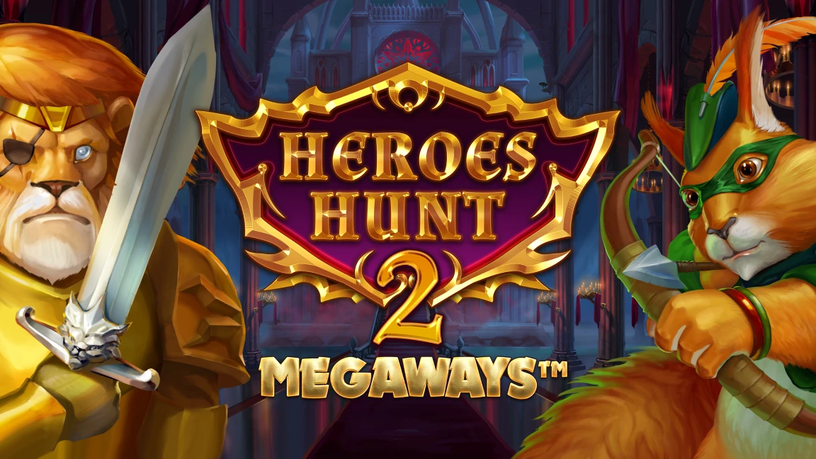 The promotional header for Heroes Hunt 2, an online slot game on Betty.ca.
