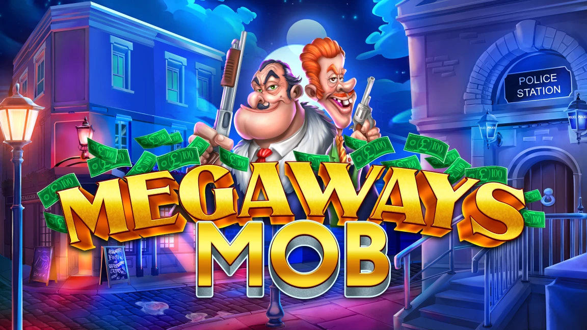 The promotional header for Megaways Mob, an online slot game on Betty.ca.