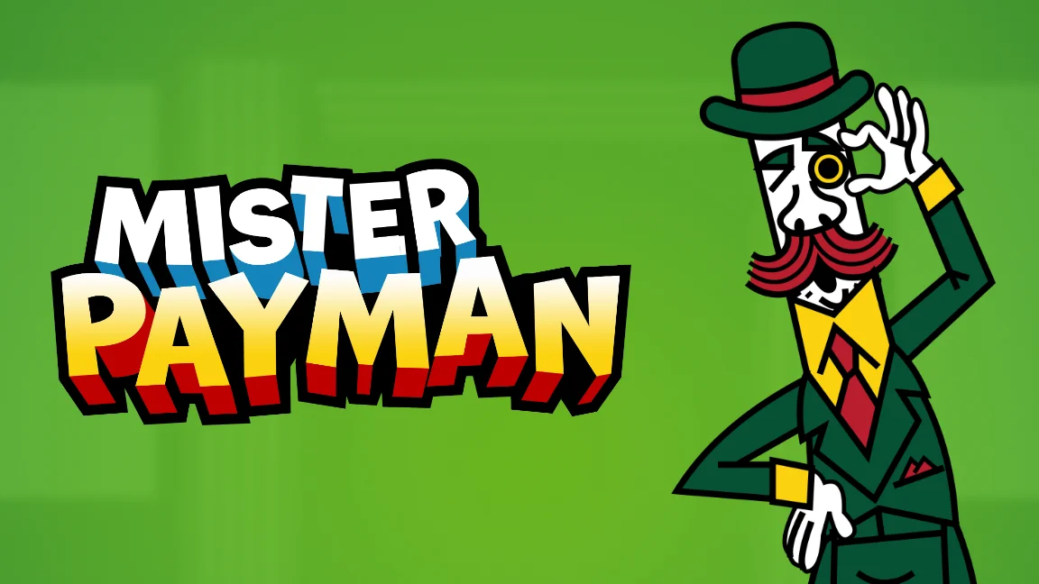The promotional header for Mister Payman, an online slot game on Betty.ca.