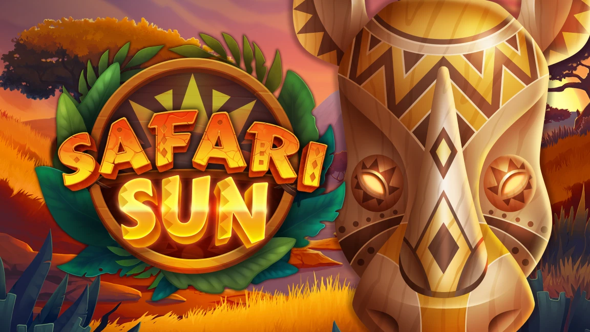The promotional header for Safari Sun, an online slot game on Betty.ca.
