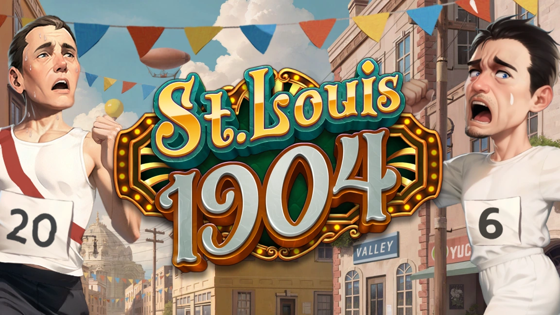 The promotional header for St Louis 1904, an online slot game on Betty.ca.