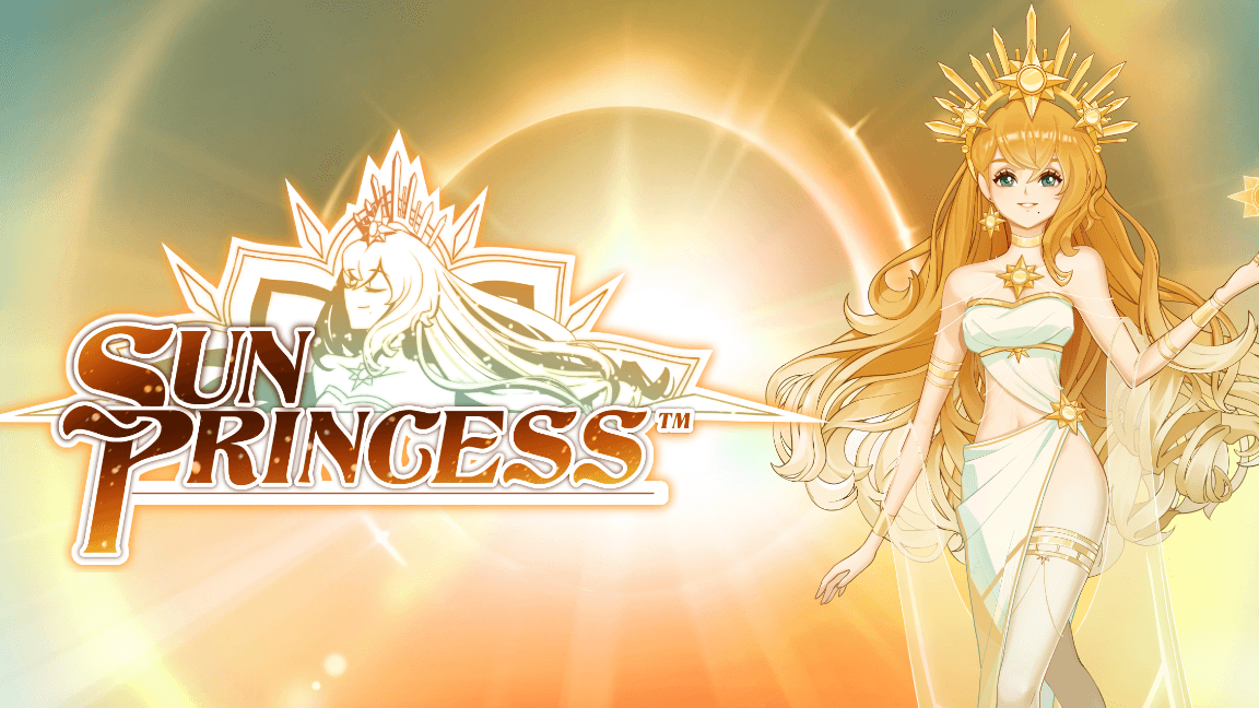 The promotional header for Sun Princess, an online slot game on Betty.ca.