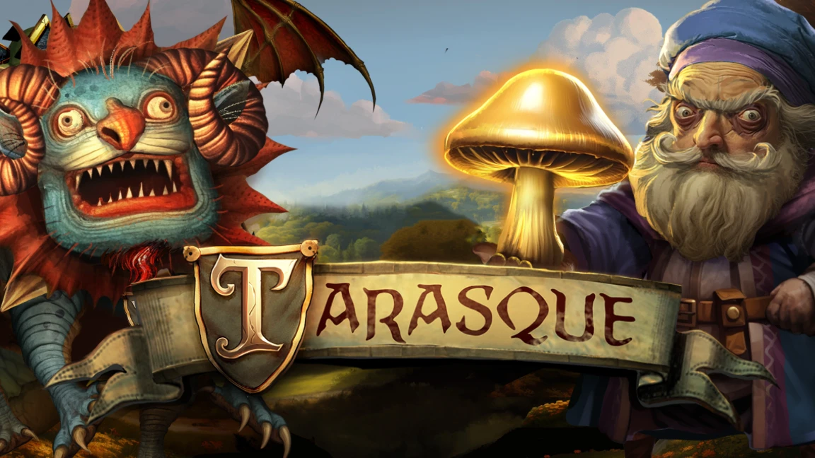 The promotional header for Tarasque, an online slot game on Betty.ca.