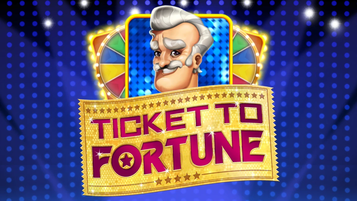 The promotional header for Ticket To Fortune, an online slot game on Betty.ca.