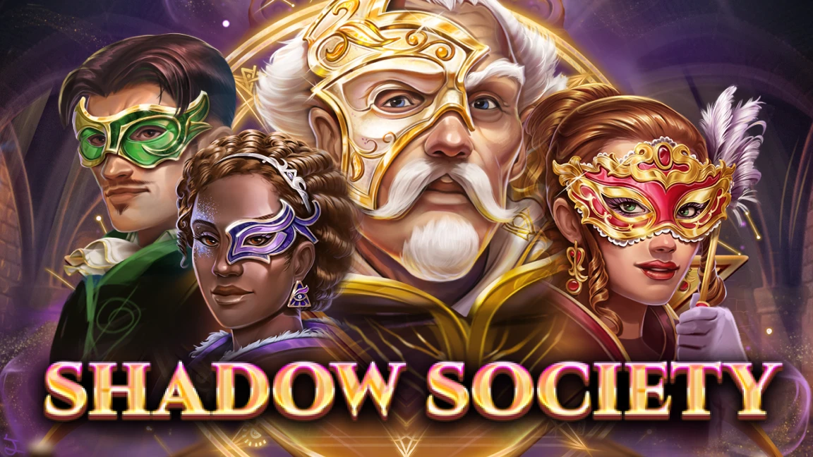 The promotional header for Shadow Society, an online slot game on Betty.ca.