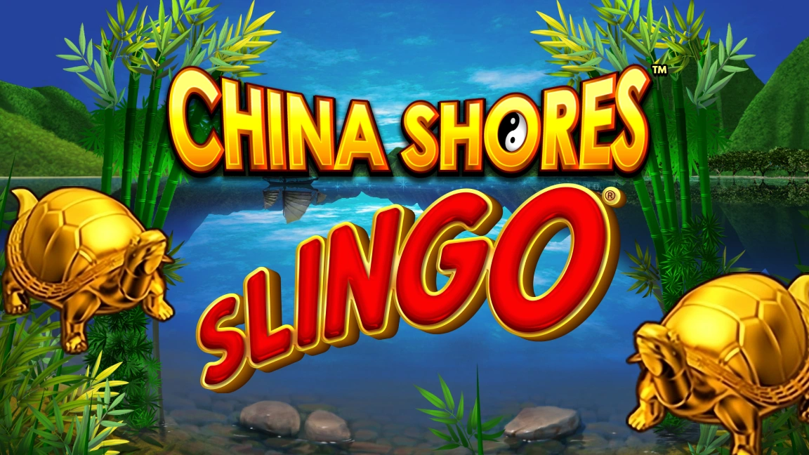 The promotional header for China Shores Slingo, an online slot game on Betty.ca.