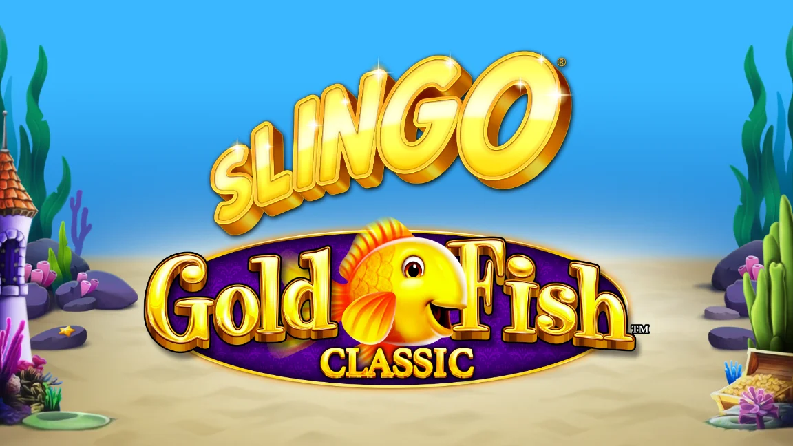 The promotional header for Slingo Gold Fish, an online slot game on Betty.ca.