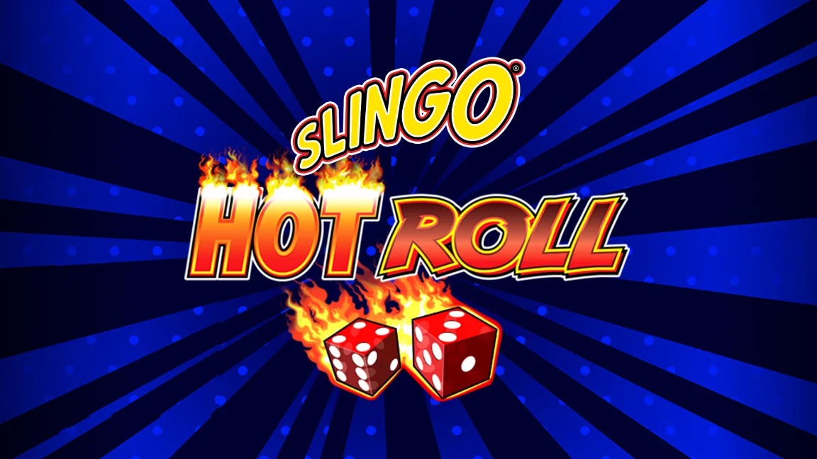 The promotional header for Slingo Hot Roll, an online slot game on Betty.ca.