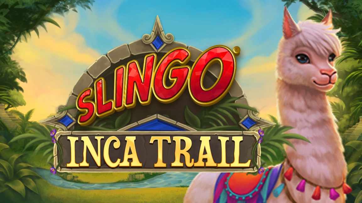 The promotional header for Slingo Inca Trail, an online slot game on Betty.ca.