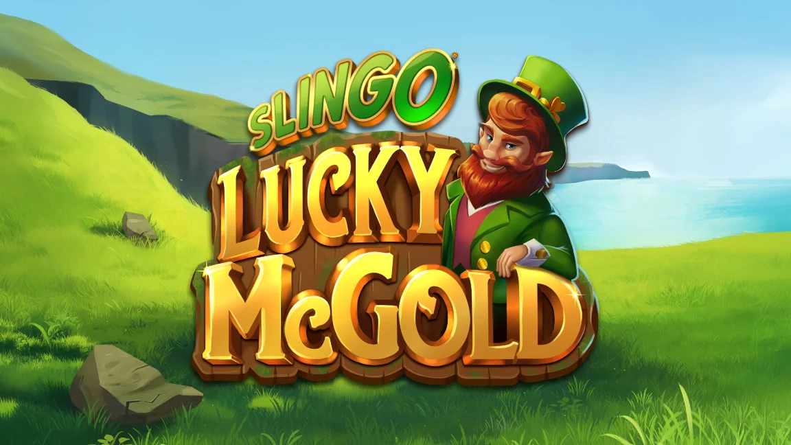 The promotional header for Slingo Lucky McGold, an online slot game on Betty.ca.