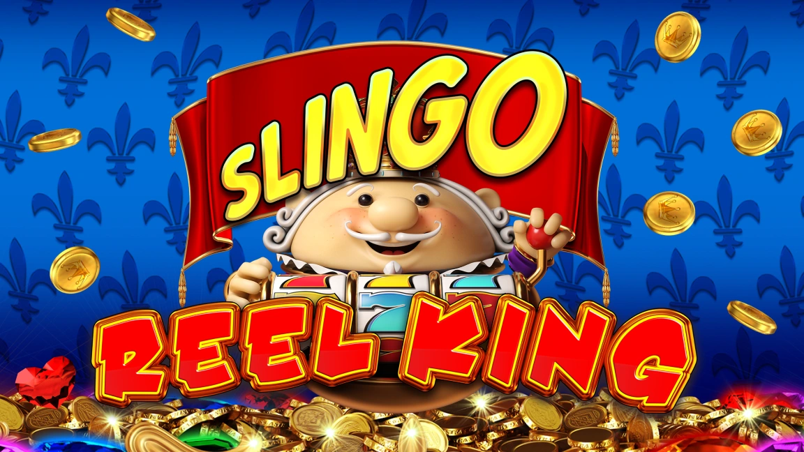 The promotional header for Slingo Reel King, an online slot game on Betty.ca.