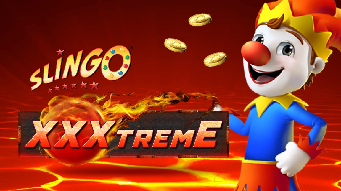The promotional header for Slingo Xxxtreme, an online slot game on Betty.ca.