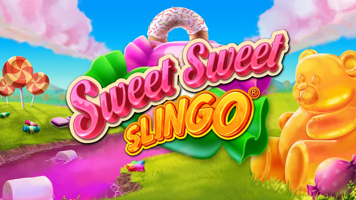 The promotional header for Sweet Sweet Slingo, an online slot game on Betty.ca.