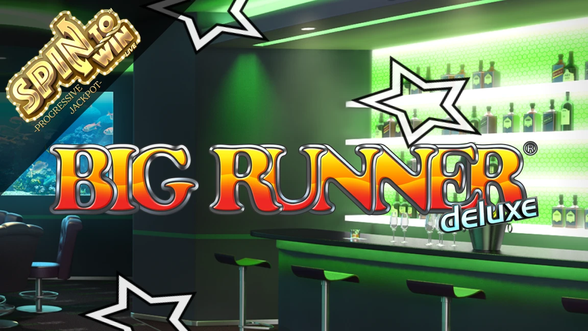 The promotional header for Big Runner Deluxe, an online slot game on Betty.ca.