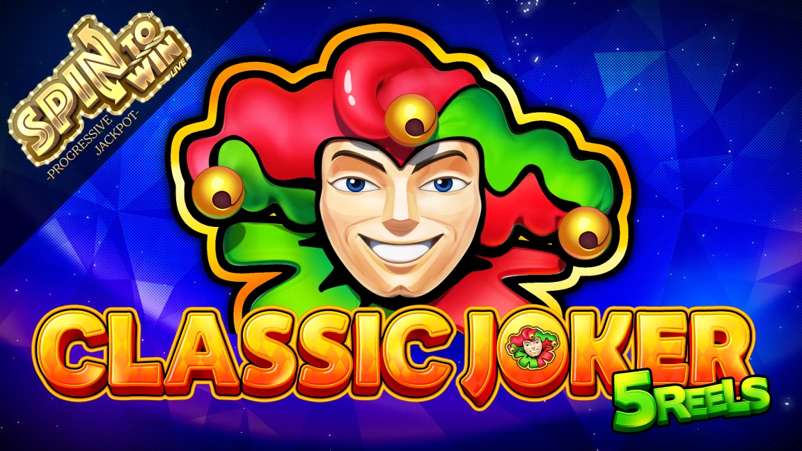 The promotional header for Classic Joker 5 Reels, an online slot game on Betty.ca.